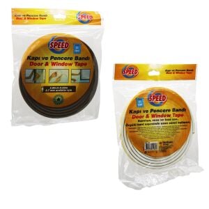 SPEED-1409 ( KAHVERENGİ-BEYAZ ) KAPI PENCERE BANTI FİTİLLİ ( 2.8X2=5.60MT )*30=K
