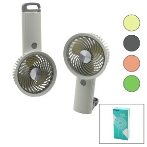 WINNBOSS EKL-19 (USB ŞARJLI) MİNİ EL FANI (ÇAP: 9.2CM & Y:19CM) (SABİT BAŞLIK) (3KADEME HIZ) (2İN1=ASKI KULP & M.ÜSTÜ OTURAK) MİNİ VANTİLATÖR*168