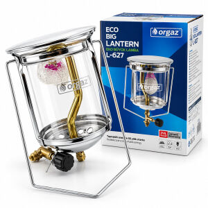 ORGAZ LANTERN L-627 ( BÜYÜK ) KAMP LAMBA ( LÖKÜS ) TÜP ÜZERİ ( AYGAZ DAR MUSLUK ) 500W*30
