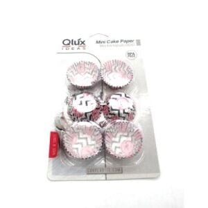 QLUX L-00301 ( MİNİ & YUVARLAK ) ( MUFFIN ) ( İNCE KAĞIT ) KEK KAPSÜLÜ ( ÇAP: 4.5CM & DERİNLİK: 1.5CM ) ( KARTELA AMBALAJ )*45