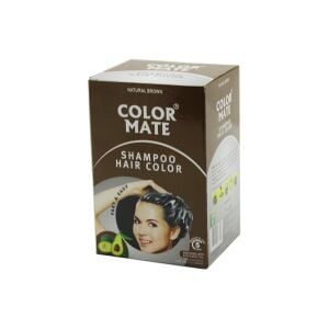 COLOR MATE ( 10PCS ) ( KAHVERENGİ ) SAÇ BOYAMA ŞAMPUANI*1X60