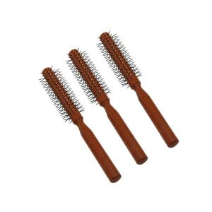 İBİCO İ15-032 ( BONCUKLU PLASTİK ) SAÇ FÖN FIRÇASI & TARAK ( AHŞAP SAPLI )*12X60