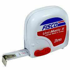 FISCO UNİ-MATİC II  ( 3MTX19MM ) ( STOPLU ) ŞERİT METRE*14X10