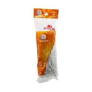 WERMOPLAST WM-502 ( ORTA ) ( KLASİK SAP TUTACAK ) ( ÖRGÜLÜ İPLİ=23CM ) PÜSKÜL PAMUKLU MOP*60
