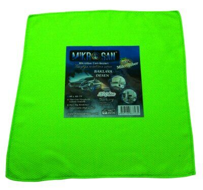 MİKROSAN BAKLAVA DESEN MİKROFİBER TEMİZLİK BEZİ 40X40CM*20X30