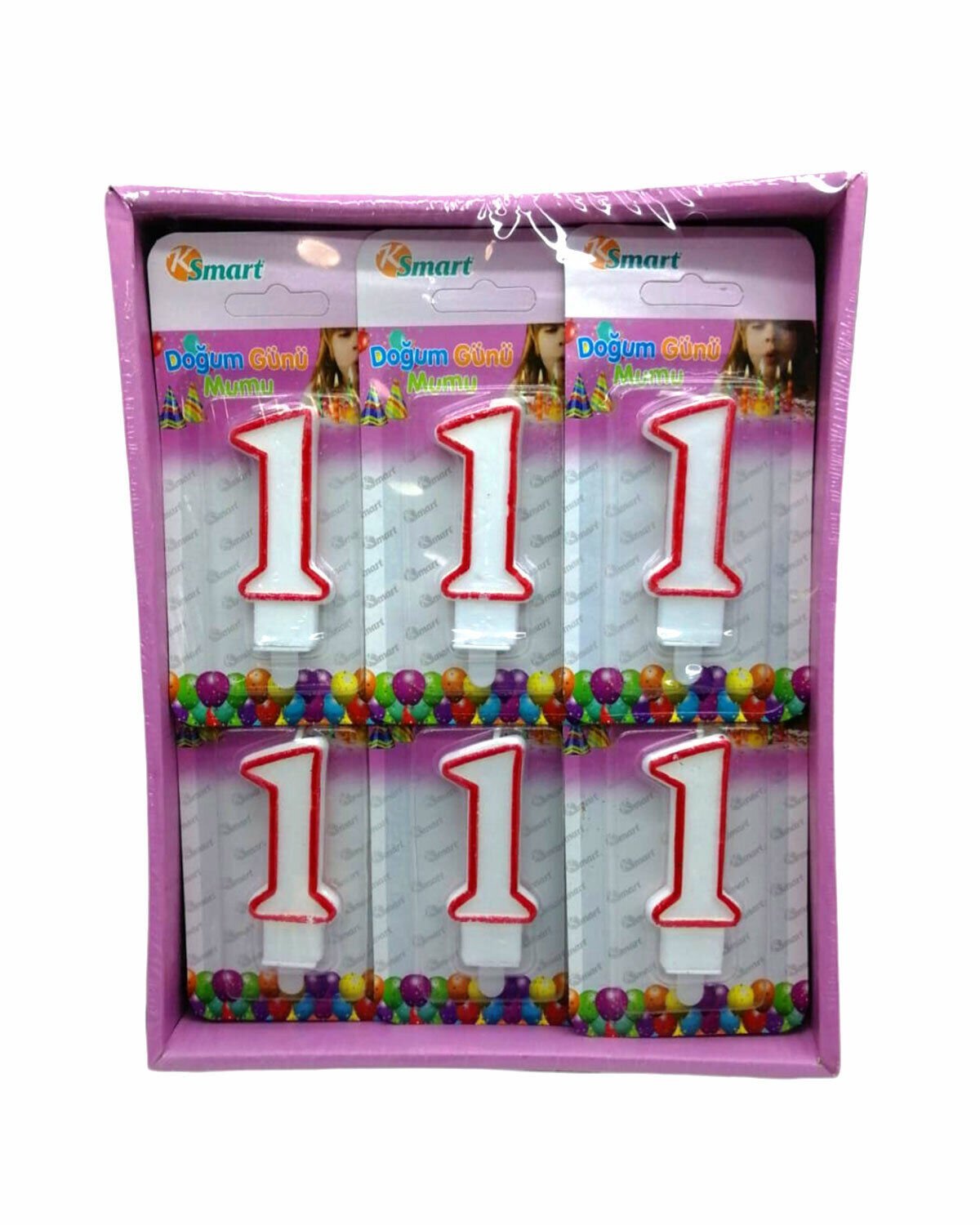 KSMART K-5511 RAKAMLI DOĞUM GÜNÜ MUMU*36X20