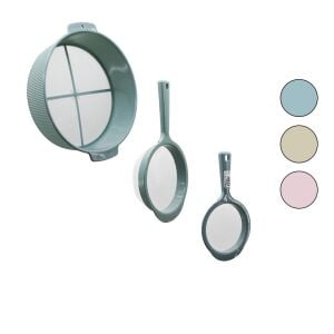 WİSH HOME WH-623 ( 3PCS ) ELEKLİ PLASTİK SÜZGEÇ SET ( 12CM - 17CM + UN ELEK ) *12=K