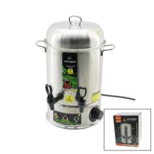ARMAĞAN ( 80 BARDAK ) ÇAY OTOMATI ( ELEKTRİKLİ ) SEMAVER ÇAY MAKİNESİ ( ÇİFT MUSLUK ) ( 8LT ) ( 1500W ) ( 6.8A )*2