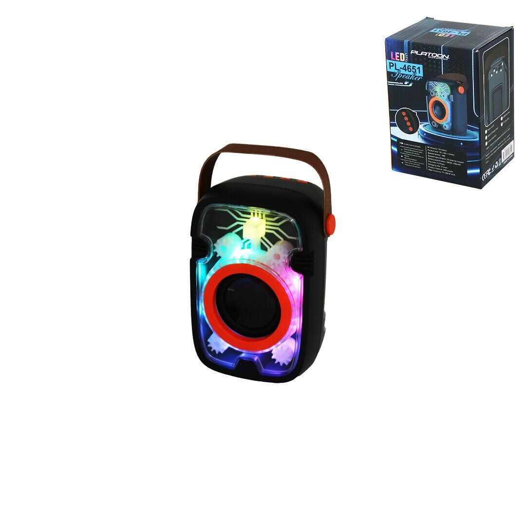 PLATOON PL-4651 SPEAKER HOPARLÖR ( BLUETOOTH ) ( WIRELESS SPEAKER )( USB & BLUETOOHT & DC 5V ) 10W*50