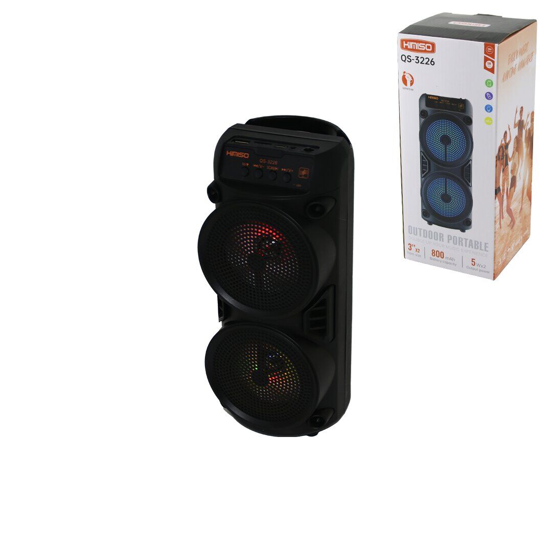 KIMISO PLATOON QS-3226 PL-4665 ( 3X2'' ) SPEAKER HOPARLÖR ( BLUETOOTH ) ( WIRELESS SPEAKER )( USB SARJLI & BLUETOOHT ) 5WX2*40