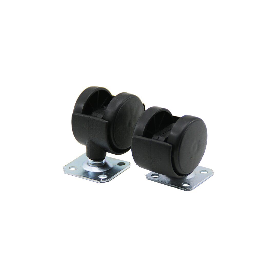 ERECT ERC-005 ( DÜZ DÖNER TABLALI & 40MM ) ÇİFTLİ PLASTİK TEKER*10X30