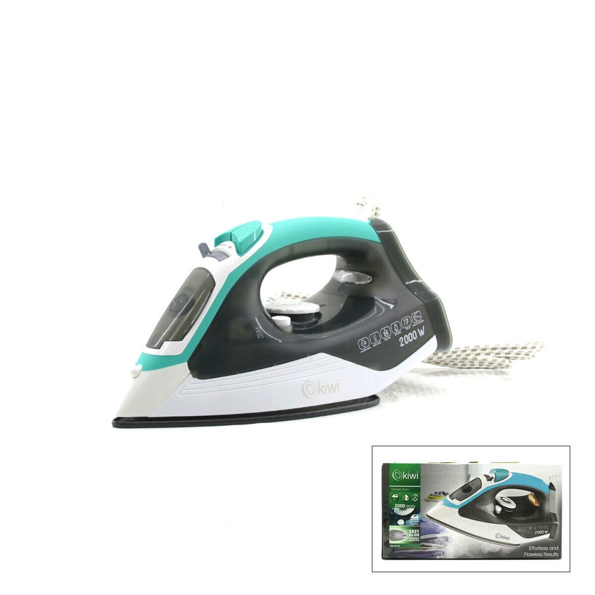 KİWİ KSI-6319C BUHARLI ÜTÜ SERAMİK PLAKA 2000W*8