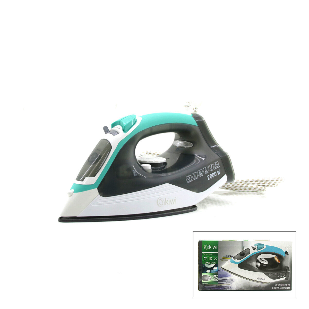 KİWİ KSI-6319C BUHARLI ÜTÜ SERAMİK PLAKA 2000W*8