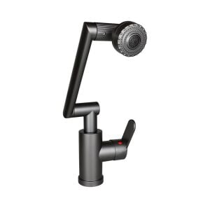 KINETEX KTX-3308 ( GRİ & 1080° ) ÇOK FONKSİYONLU MUSLUK BATARYA*24