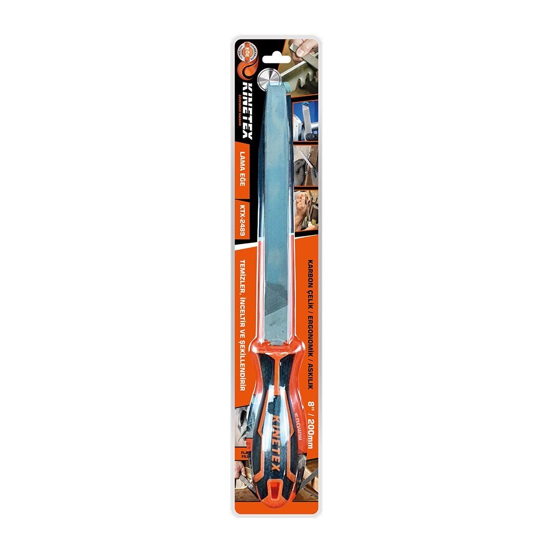 KNITEX KTX-2489 ( 8'' & 200MM ) ( LAMA ) METAL EĞE TÖRPÜ ( PLASTİK SAPLI )*12X10