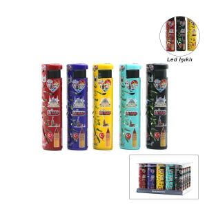 SİLVİO MONETTİ SM-184P ( D ) ( TÜRKİYE ) ( IŞIKLI ) ( RÜZGAR ) PÜRMÜZ ÇAKMAK*25X20