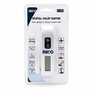 İBİCO İ11-029 ( VALİZ MODEL ) DİJİTAL VALİZ TERAZİ TARTI KANTAR ( PİLLİ ) ( MAX=50KG ) ( HASASSİYET = 10GR )*100