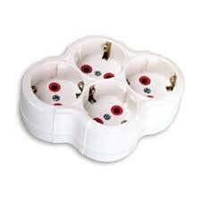 FETİH ELEKTRİK KOD-101-04P ( 4LÜ ) ( PAPATYA YONCA ) GOLYAT*14X10