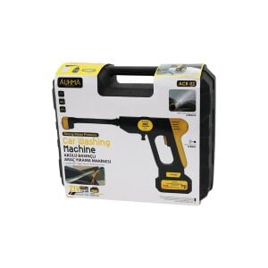 AUHMA ACR-02 OTO & ARAÇ YIKAMA MAKİNESİ ( ŞARJLI & YEDEK BATARYALI ) (180W & 19000 RPM) (13000 mAh & 21V) (5MT HORTUM)(0.8bar)*10