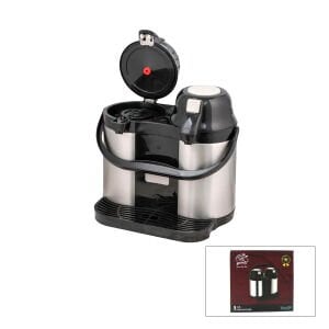 COOKER CKR-2027 ( 5 LT ) LÜX 304 ( ÇİFTLİ ) ÇELİK TERMOS ( POMPALI & MUSLUKLU ) ( TAŞIMA KULPLU & POMPA KİLİT TUŞLU )*3