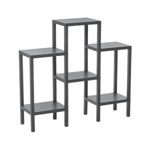 OMBEG OM-1108-0150-0015-0008 ( 6 ( DÜZ ) RAFLI & GRİ ) MODÜLER ÜNİTE PLASTİK*4