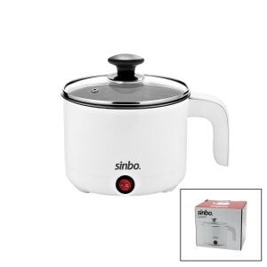 SİNBO SCO-5043 (ELEKTRİKLİ) (FONKSİYONLU) PİŞİRİCİ (ÇELİK) TENCERE (800ML) (400W) (BUHARDA PİŞİRME APARATI) (CAM KAPAK)*12