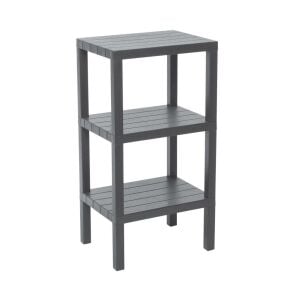 OMBEG OM-0390-3102-0145 ( 3 ( DÜZ ) RAFLI & GRİ ) MODÜLER ÜNİTE PLASTİK*8