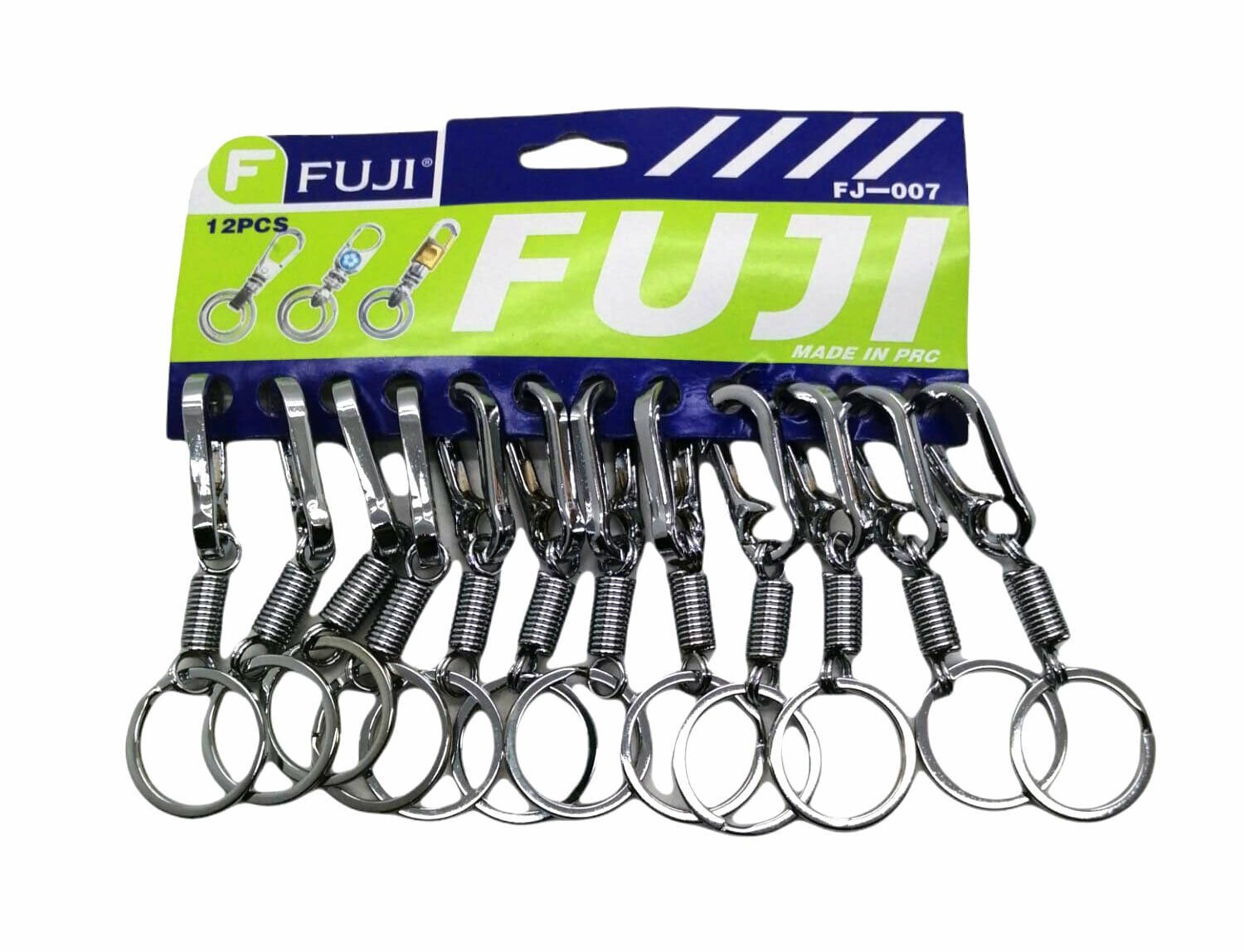 FUJİ FJ-007 YAYLI METAL TEK HALKALI ANAHTARLIK*12X100