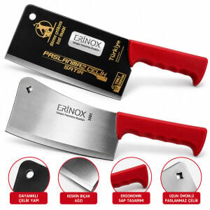 ERİNOX-3501 ( NO-1 ) ( 3.5MM ) DÖVME ÇELİK & KURBAN SATIR ( YATAĞAN PASLANMAZ ) ( RENKLİ PLASTİK SAPLI )*50