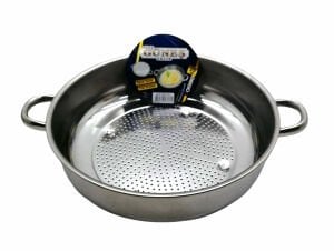 GÜNEŞ ( NO-2 ) ( 28CM ) ( BASIK ) SÜZEK METAL SÜZGEÇ ( KULPLU )*75