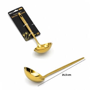 İBİCO İ22-449 ( 24.5CM ) ( ALTIN & GOLD ) ( METAL ) ( SERVİS KEPÇE )*12X10