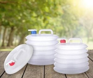 TİTİZ TP-645 ( FDA ) AKORDİYON MUSLUKLU KATLANIR SU BİDONU 10 LT*12