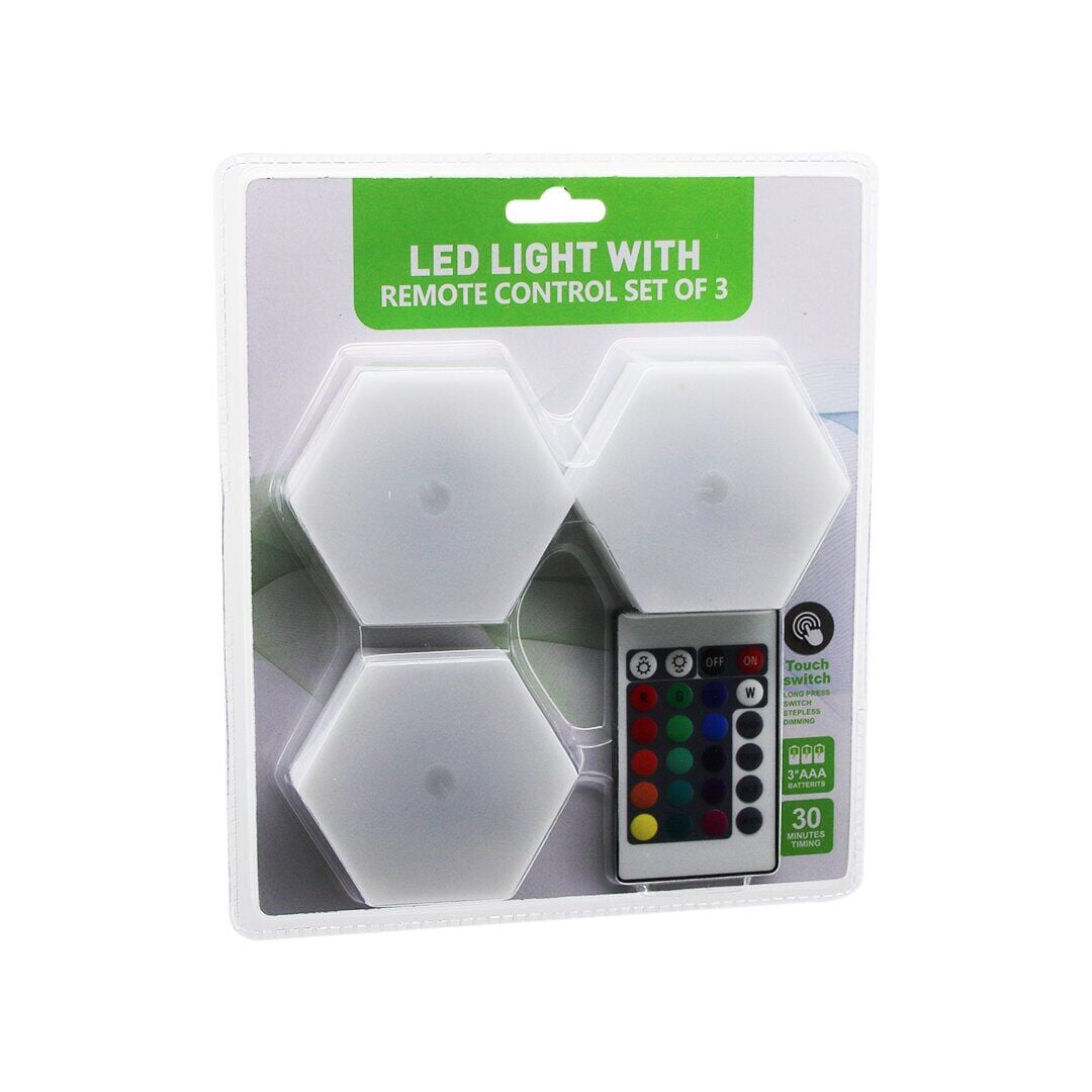 ALASKA SDR-WT-365 LED LIGHT WITH ( 3PCS & 6GEN & RGB ) ( KUMANDALI & PİLLİ & DOKUNMATİK ) LAMBA SETİ ( 6LED )*80