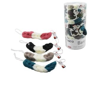 İBİCO İ21-088 ( ÖRGÜLÜ SIRT KEMERİ ) ( RENKLİ TÜL ÖRGÜ ) BANYO LİFİ ( PVC STANDLI ) ( ESNEK=30CM---100CM ) ( 70 GR )*70X2