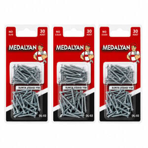MEDALYAN DL-02 ( 3.5X25 ) ( 30PCS ) SUNTA VİDASI*12X12