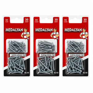 MEDALYAN DL-02 ( 3.5X25 ) ( 30PCS ) SUNTA VİDASI*12X12
