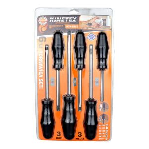 KNITEX KTX-2523 6PCS TORNAVİDA SETİ ( 6X150 YILDIZ & 5X125 DÜZ-YILDIZ & 4X120 DÜZ-YILDIZ & 3X75 DÜZ )*54