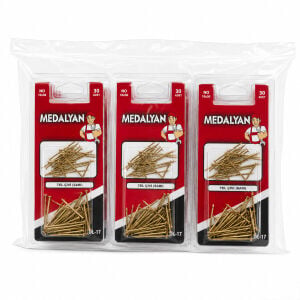 MEDALYAN DL-17 ( 10X30 ) ( 30PCS ) SARI TP ÇELİK TEL ÇİVİ*12X12