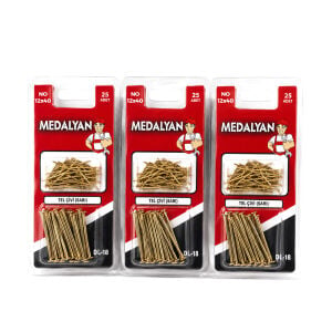 MEDALYAN DL-18 ( 12X40 ) ( 25PCS ) SARI TP ÇELİK TEL ÇİVİ*12X12
