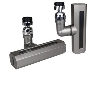 KINETEX KTX-3288 ( SİYAH ) ( GENİŞ & ŞELALE ) ( 4 FONKSİYONLU  & 360° OYNAR BAŞLIK ) PERLATÖR MUSLUK UCU*100