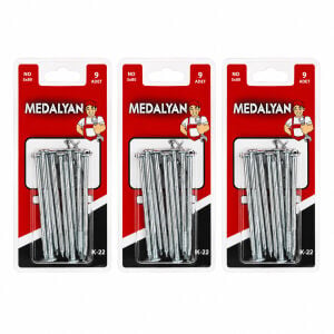 MEDALYAN DL-22 ( 5X80 ) ( 9PCS ) ( BETON ) ÇELİK ÇİVİ*12X12