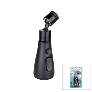 KINETEX KTX-3289 ( SİYAH ) ( 360° & 3 MOD ) YAĞMUR PÜSKÜRTME BORULU KUBAR MUSLUK UCU*160