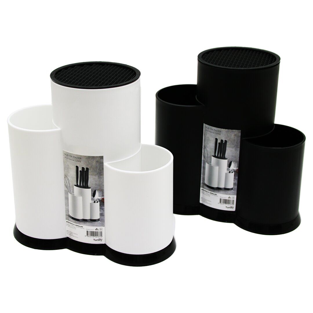 LOVA DUOLİNE LV-DP-293 MULTİ DİK KAŞIKLIK & BIÇAKLIK ( 3 BÖLMELİ & TEZGAH ÜSTÜ ) MİX & PLASTİK*12=K