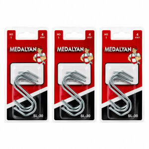 MEDALYAN DL-30 ( NO-1 & KÜÇÜK ) ( 4PCS ) ( S ) KANCA**12X12