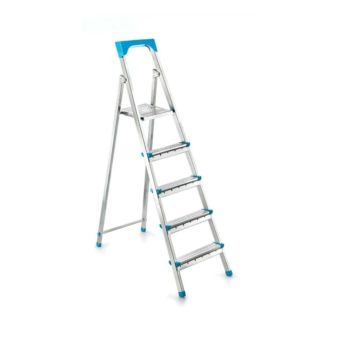 PERİLLA-LUİZA-11004 ( 4+1) BASAMAKLI METAL MERDİVEN ( Y: 105CM & 120KG.TAŞIMA KAPASİTESİ )*1