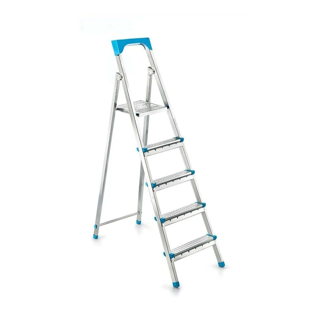 PERİLLA-LUİZA-11004 ( 4+1) BASAMAKLI METAL MERDİVEN ( Y: 105CM & 120KG.TAŞIMA KAPASİTESİ )*1
