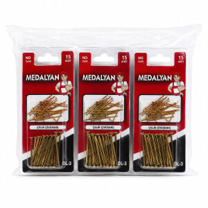 MEDALYAN DL-73 ( 3X50 ) ( 15PCS ) SARI TP ÇELİK TEL ÇİVİ*12X12