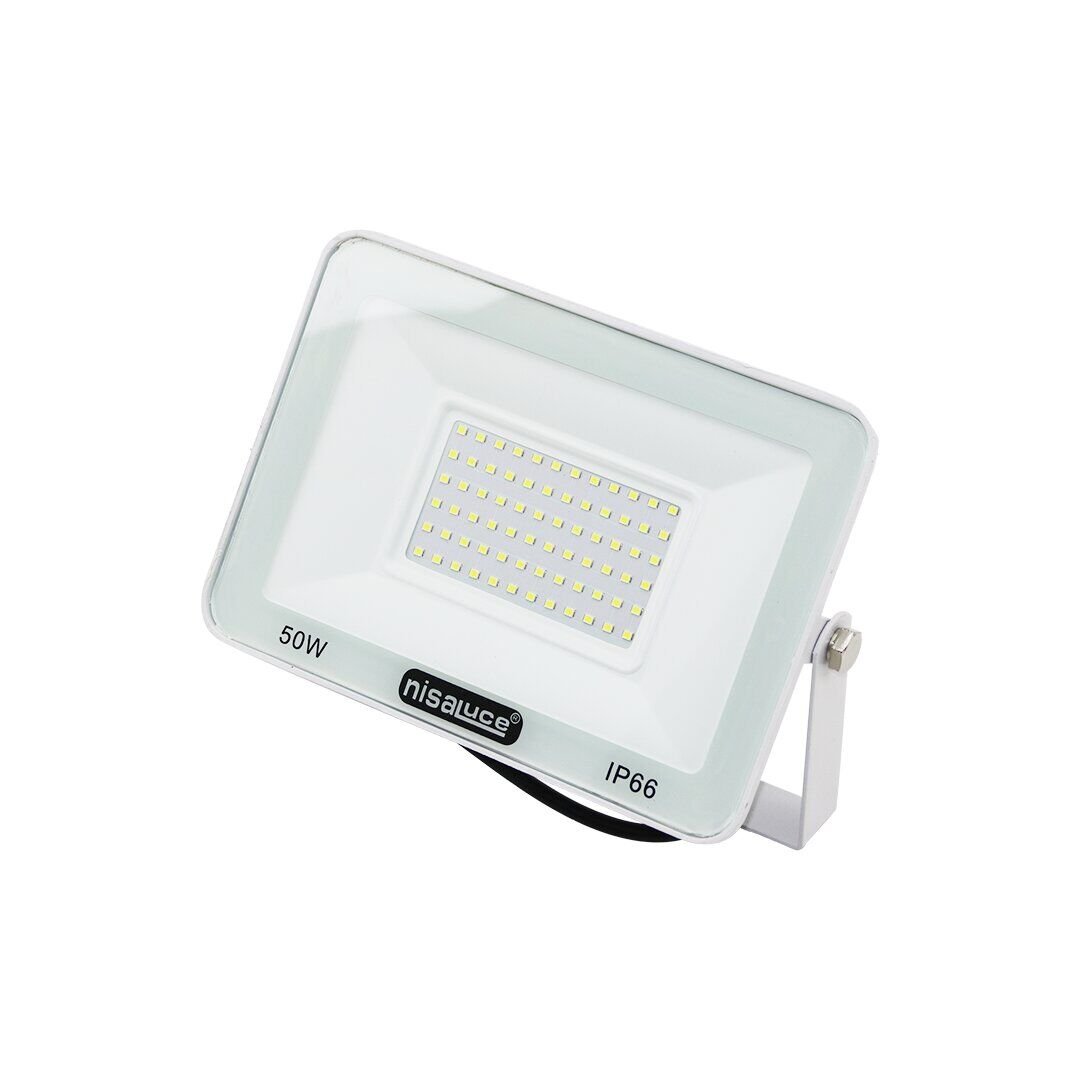 NİSALUCE DOB LED ELP-04 ( 50W ) SLIM LED PROJEKTÖR ( SİYAH ) ( BEYAZ ) ( METAL ÇERÇEVE & AYAK )*20