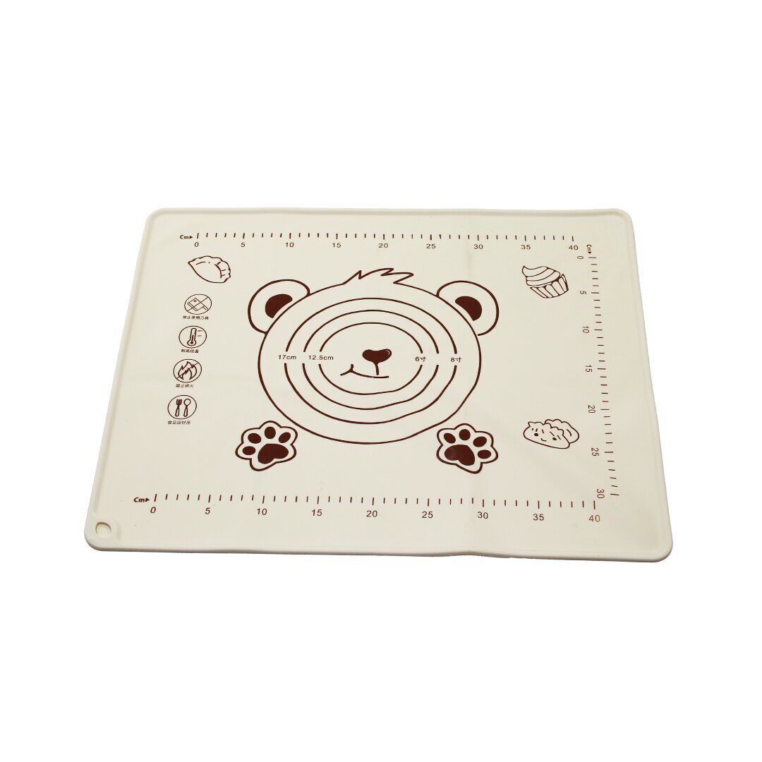 ENFA ENF-1007 ( DİKDÖRTGEN ) ( 40X50CM ) ( RENKLİ SİLİKON ) HAMUR MATI ( ÖLÇEK ÇİZİMLİ ) ( 240GR )*100