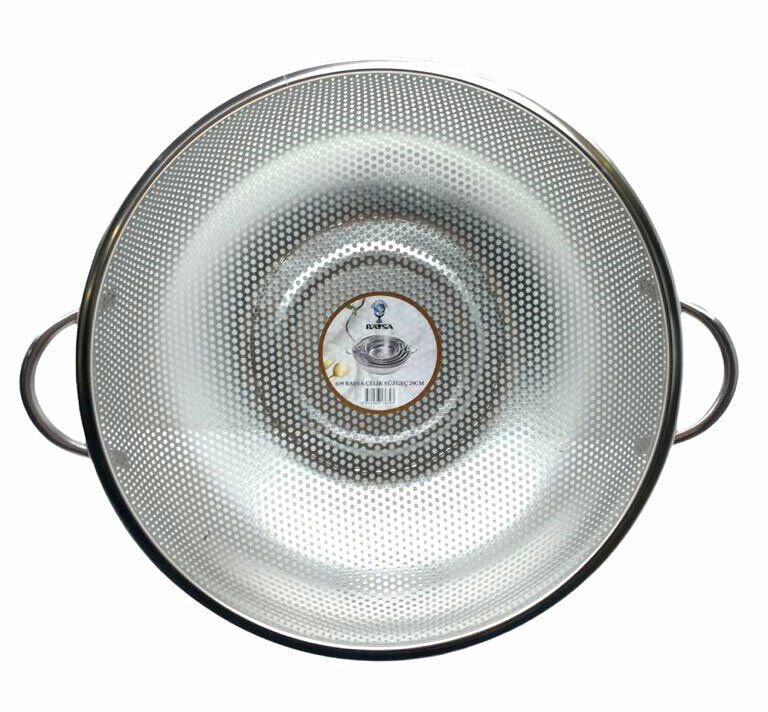 ENFA KITCHENWARE ENF-151 ( 28CM ) ( METAL KULPLU ) ( ÇELİK SEPET ) SÜZGEÇ ( İNCE TEL AYAKLI )*120